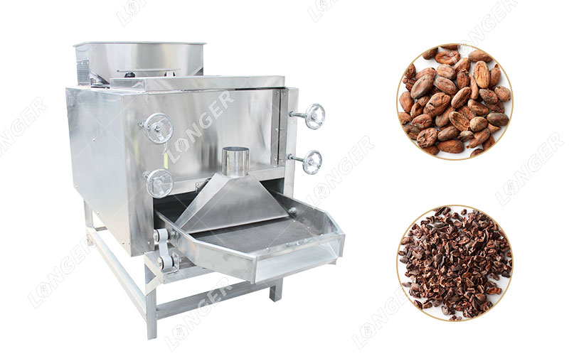 Machine À Éplucher Les Fèves De Cacao Grillées Professionnelle