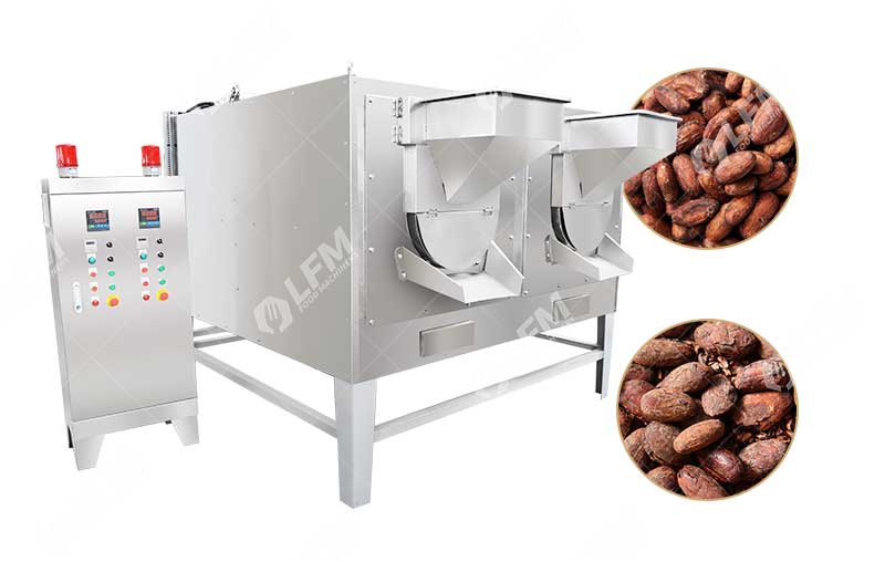Machine À Torréfier Le Cacao En Acier Inoxydable Rotative